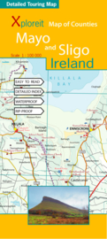 Fietskaart - Wegenkaart Mayo en Sligo (Ierland) | Xploreit | 1:100.000 | ISBN 9780955265556