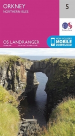 Wandelkaart Orkney Northern Isles | Ordnance Survey 5 | ISBN 9780319261033