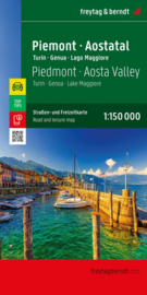 Wegenkaart Piemonte - Turin - Aostatal | Freytag & Berndt | 1:150.000 | ISBN 9783707922776