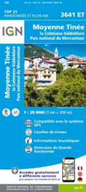 Wandelkaart Moyenne Tinee | Alpes-Maritimes | Parc de Mercantour | Zeealpen |  IGN 3641ET - IGN 3641 ET