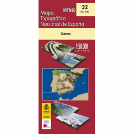 Wandelkaart - Topografische kaart Llanes | 1:50.000 | CNIG 32 | ISBN 9788441656338