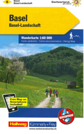 Wandelkaart Basel - Aarau |  Kümmerly + Frey 4 | 1:60.000 | ISBN 9783259022047