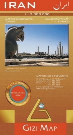 Wegenkaart Iran | Gizi Map | ISBN 9789638703026