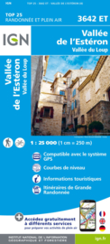 Wandelkaart Vallee de l`Esteron - Coursegoules - Roquesteron Alpen | Provence | IGN 3642ET - IGN 3642 ET
