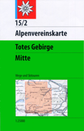 Wandelkaart Totes Gebirge Mitte 15/2 | OAV | 1:25.000 | ISBN 9783928777315