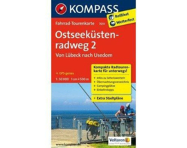 Fietskaart Ostseeküstenradweg 2 | Kompass 7031 | 1:50.000 | ISBN 9783850267991