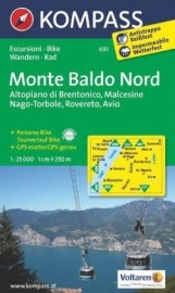 Wandelkaart Monte Baldo Nord - Malcesine | Kompass 691 | 1:25.000 | ISBN 9783850265379