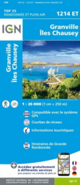 Wandelkaart 1214ET - 1214 ET Granville Coutances Iles Chausey | Normandië  ISBN 9782758546368