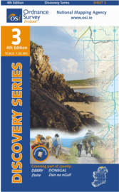 Wandelkaart Ordnance Survey / Discovery series | Donegal/ Derry 3 | ISBN 9781907122439