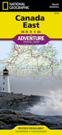 Wegenkaart National Geographic Canada East | 1: 2,1 miljoen | ISBN 9781566956376