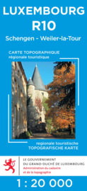 Wandelkaart Schengen / Weiler La Tour | Topografische dienst Luxembourg 10 | ISBN 5425013060462