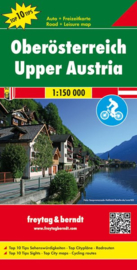 Fiets- & Wegenkaart Oberösterreich - Salzkammergut | Freytag & Berndt 02 | 1:200.000 | ISBN 9783707904437