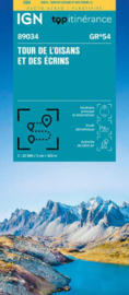 Wandelkaart Tour de Oisans et des Ecrins GR54 | IGN | 1:32.000 | ISBN 9782758555506