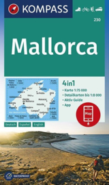 Wandelkaart Mallorca | Kompass 230 | 1:75.000 | ISBN 9783990446409