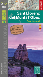 Wandelkaart Sant Llorenc Del Munt | Editorial Alpina |Ten NW van Barcelona  No. 5 | 1:25.000 | ISBN 9788480908573