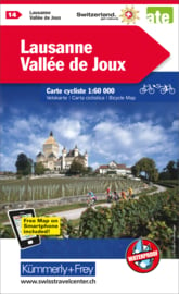 Fietskaart Lausanne / Vallée de Joux | Kümmerly+Frey nr. 14 | 1:60.000 | ISBN 9783259024140