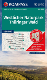 Wandelkaart Westlicher Thüringer Wald | Kompass 812 | 1:50.000 | ISBN 9783991546382