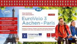 Fietsgids Eurovelo 3: Aachen - Paris, Aken - Parijs - 520 km | BVA -ADFC | ISBN 9783969900352