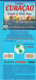 Duikkaart Curaçao - Mini dive, Drive and Bike Map | Franko's | ISBN 9781601902481