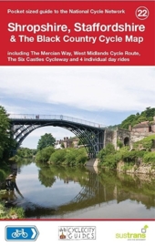 Fietskaart Shropshire, Staffordshire & The Black Country Cycle Map 022 | Sustrans | ISBN 9781900623377