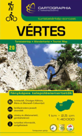 Wandelkaart Vértes | Cartographia krt. 20 | 1:40.000 | ISBN 9789633531204