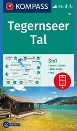 Wandelkaart Tegernseetal | Kompass 08 | 1:25.000 | ISBN 9783990444245