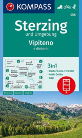Wandelkaart Sterzing | Kompass 058 | 1:25.000 | ISBN 9783990445471