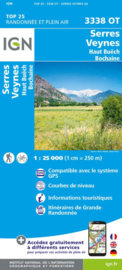 Wandelkaart Aspres-sur-Buech, Veynes, Serres | IGN 3338OT - IGN 3338 OT |  1:25.000 | ISBN 9782758554103