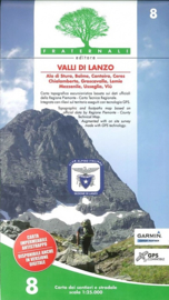 Wandelkaart Valli di Lanzo | Fraternali editore 08 | 1:25.000 | ISBN 9788897465195