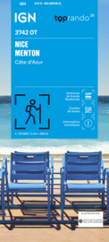 Wandelkaart Nice, Menton, Côte d`Azur, Monaco, L`Escarène, La Turbie Alpen | Provence | IGN 3742OT -  IGN 3742 OT | ISBN 9782758557784