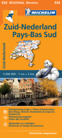 Wegenkaart Nederland Zuid | Michelin | 1:200.000 | ISBN 9782067183407