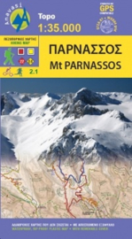 Wandelkaart Mt. Parnassos  | Anavasi 2.1 | 1:35.000 | ISBN 9789609412513