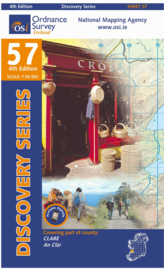 Wandelkaart Ordnance Survey / Discovery series | Clare 57 | ISBN 9781907122897