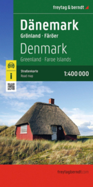 Wegenkaart Denemarken / Faroer eilanden / Groenland | Freytag & Berndt | ISBN 9783707925043