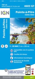 Wandelkaart  Pointe-à-Pitre / Ste-Anne - Guadeloupe | IGN 4603GT | 1:25.000 | ISBN 9782758552482