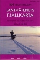 Wandelkaart Rensjon - Pulsujarvi Fjällkarta | Lantmateriet BD03 | ISBN 9789158895423