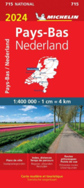 Wegenkaart Nederland 2024 | Michelin 715 | ISBN 9782067262737