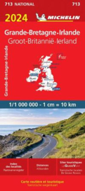 Wegenkaart Groot Brittanië & Ierland 2024 | Michelin 713 | ISBN 9782067262812