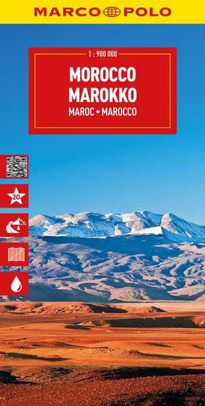 Wegenkaart Marokko | Marco Polo | 1:800.000 | ISBN 9783575022035