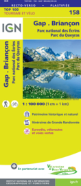 Wegenkaart - fietskaart Gap - Briancon | IGN 158 | ISBN 9782758547693