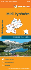 Wegenkaart Midi Pyrenees 2024 | Michelin 17525 | ISBN 9782067262522