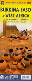 Wegenkaart Burkina Faso - West Afrika | ITMB | 1:950.000 / 1:4,8 miljoen | ISBN 9781771290920