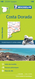 Fietskaart - wegenkaart Costa Daurada | Michelin 148 | ISBN 9782067218208