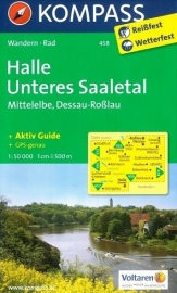 Wandelkaart Halle-Unteres Saaletal-Mittelelbe | Kompass 458 | ISBN 9783850263467