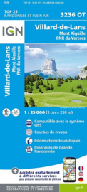 Wandelkaart Villard-de-Lans, Mont-Aiguille, Monestier-de-Clermont, Clelles | Vercors | IGN 3236OT - IGN 3236 OT | ISBN 9782758552819