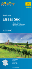 Fietskaart  Elsass Süd - Elzas Zuid | Bikeline | ISBN 9783850007504