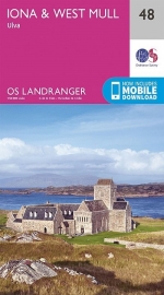 Wandelkaart Iona & West Mull, Ulva | Ordnance Survey 48 | ISBN 9780319261460