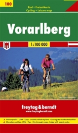 Wegenkaart - Fietskaart Vorarlberg | Freytag & Berndt | 1:100.000 | ISBN 9783707905038