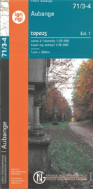 Topografische kaart Belgie NGI 71 / 3-4 Aubange | 1:25.000 - ISBN 9789462353145