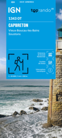 Wandelkaart Capbreton, Vieux-Boucau-les-Bains, Lacs de Souston,St-Vincent-de-Tyrosse | Franse Atlantische Kust | IGN 1343OT - IGN 1343 OT | ISBN 9782758557203